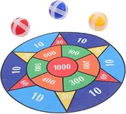 1 Set Sticky Ball Board Sticky Balls Dartboard Game Outdoor Throw Dartboard Birthday Games Outdoor Plastic