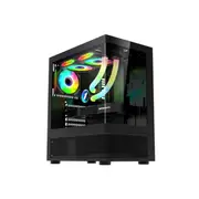 1st Player MI7-A ATX M-ATX ITX PC Gaming Case - Black