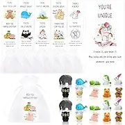 UCAREM 50Set Employee Appreciation Gifts Bulk, Inspirational Coworkers Staff Volunteer Team Teacher Appreciation Gifts, Small Thank You, Pocket Hugs (50set, Pretty Series)