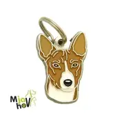 Dog name ID Tag, Basenji, Personalized, Engraved, Handmade, Charm