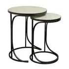 NEW French Country Palo Nesting Tables Set 2pce