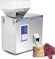 Powder Filling Machine, 1-200G Particle Weighing Filling Machine, Powder Subpackaging Machine, Powder Particle Dispenser for Tea Seed, Grains, Powder Glitter