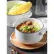 創意北歐泡面碗酸菜魚碗雙耳家用湯碗防燙帶蓋燉盅歐式沙拉碗陶瓷