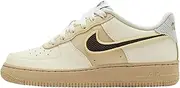 [Nike] Air Force 1 LV8 Big Kids' Shoes (HQ3473-122, Coconut Milk/Sesame/Seafoam/Baroque Brown)