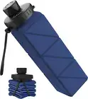 Collapsible Water Bottles, Bpa-Free Leak-Proof Silicone Foldable Water Bottle Cu