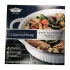 CorningWare QuickHeat 4-quart Braiser with Lid, French White
