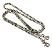 55" DIY Iron Box Chain Strap Handbag Chains Accessories Purse Straps Shoulder...
