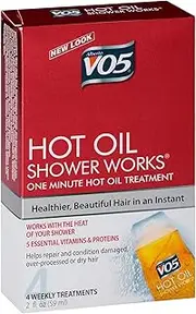 Alberto VO5 Hot Oil Shower Works Weekly Deep Conditioning Treatment 2.oz
