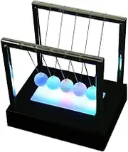 BUGUUYO Glowing Pool Balls Cradle Balls Pendulum Office Home Decor No Battery Required