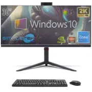 All IN One 30 " Gaming 2k I7 RAM 4gb SSD 240gb Windows 10 Pro Computer PC Aio _