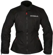 Modeka Luana Women Motorcycle Textile Jacket, black, Size 46