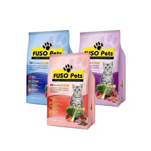 【福壽】FUSO Pets貓食1.5Kg-多種口味任選(貓飼料 貓糧 寵物飼料 貓乾糧)