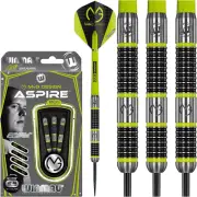 Michael Van Gerwen Mvg Aspire Tungsten Steeltip Darts Set with Prism Flights and