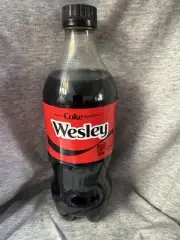 Share a Coke with Wesley 2025 Personalized Gift Coca~Cola Bottle 20oz Zero
