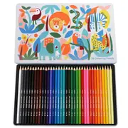 36pc Rex London Colouring Pencils School Drawing Stationery 3y+ Wild Wonders