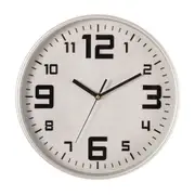 Table Clock Atmosphera Silver Polypropylene 30 Cm