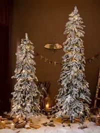 在飛比找松果購物優惠-大型聖誕樹雪松節日氣氛裝飾擺件帶燈雪松家用商場酒店聖誕裝飾品