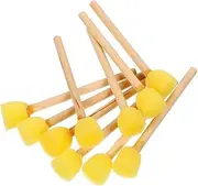 10Pcs Sponge Paint Brushes for DIY Painting Crafts Handle Easy to Use for Art Projects Drawing for Creative Fun