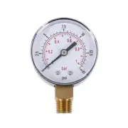 Low pressure gauge for fuel air oil gas water 50mm 0-15 PSI 0-1 bar 1/4 B ME ,EH