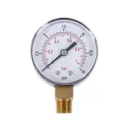 Low pressure gauge for fuel air oil gas water 50mm 0-15 PSI 0-1 bar 1/4 B ME ,K7