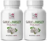 kidney support - GARLIC AND PARSLEY - kidney support supplement 2 Bottle