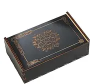 Decorative Storage Bin, Tarot Tarot Storage Box - Large Capacity Container | Reusable Decorative Dice Holder, Wooden Home Decor for
