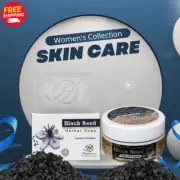 Black Seed Facial Peel Off Mask & Black Seed Herbal Soap - Deep Cleansing-Pack 2