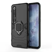 2PCS Shockproof Armor Case for Xiaomi POCO F2 Pro Ring Stand Phone Back Cover for Xiaomi POCO F2 Pro - Black POCO F2 Pro