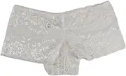 [Generic] 3 x Womens Plus Size Lace Shorts Boyleg Underwear Panties Undies Lingerie White 16