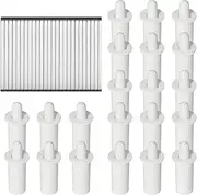 [Bonsicoky] 40 Pack Plantation Shutter Repair Set - Includes 20 Spring-Loaded Pins and 20 Louvers Staples for Easy Window Repairs