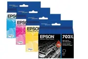 Epson 702XL Set of 4 High Yield Ink Cartridges