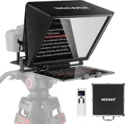 NEEWER Teleprompter X14 with RT-110 Remote & APP Control for iPad Android Tablet