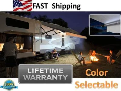 ___RV___AWNING___LIGHTS___LED__complete kit tent stove tag along pop up camper B