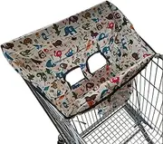 Print Kids Seat Protection - Cute Shopping Cart Cover | Boys Girls Seat Cover | Dust Cover Cover, Easy- Design Cover for Carts | Highchairs Swings for Toddler Boy Or Girl cart Baby Cover Shopping