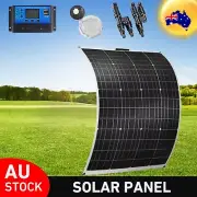 300W Flexible Solar Panel Kit Caravan Camping Home Battery Charge+30A controller