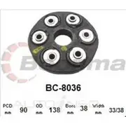 Boonma Drive Shaft Coupling/Flex Joint - BC-8036