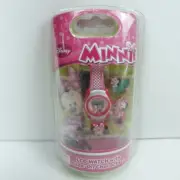 Disney Junior Minnie Mouse Girls Watch LCD Screen Slide On Character Charms