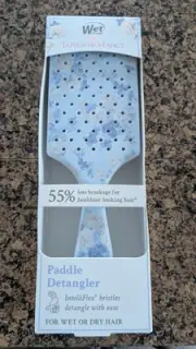 Wet Brush x LoveShackFancy Paddle Detangler Hair Brush English Ivy Blue IN HAND!