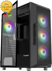 I3 NEO ATX Mid Tower Gaming PC Case 4 X 120Mm Fixed RGB Fans Preinstalled