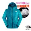 【美國 The North Face】男 PrimaLoft ThermoBall輕量暖魔球連帽外套 /C938 瓷釉藍