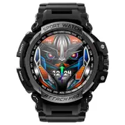 LOKMAT ATTACK Pro Smartwatch 1.32in TFT LCD Screen Bluetooth 5.1 IP68 Waterproof HR & BP Monitor, Fitness Tracker - Black
