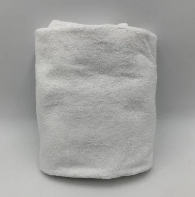 Pottery Barn Border Edge Organic Towel Cloud Blue Bath 28" X 55" #G400C