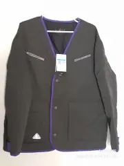 NWT Jordan 23 Women’s Engineered Medium Button Down Jacket Synthetic Fill Black