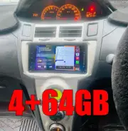 Android 13 4+64 For Toyota Yaris 2005-2011 CarPlay Car Stereo GPS Head Unit
