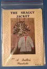 The Shaggy Jacket A Quilters Wardrobe Pattern Sizes Sm-XL NEW UNCUT
