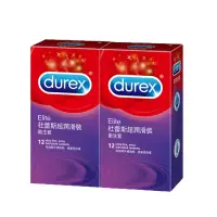 在飛比找momo購物網優惠-【Durex杜蕾斯】超潤滑裝保險套12入*2盒(共24入)