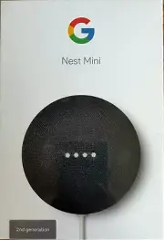 Google Nest Mini 2nd Gen Smart Speaker Charcoal Brand New And Sealed