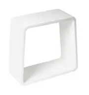 ALFI brand ABST55 White Matte Solid Surface Resin Bathroom / Shower Stool