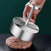 8.9-14cm Stainless Steel Adjustable Hamburger Patty Maker Non Stick Patty Making