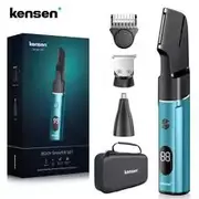 Ksen-S16 Professional 3 in 1 Body Hair Removal Kits for Men, Hair Cutting Machine, Beard Shaver, Waterproof Electric Hair Clipper